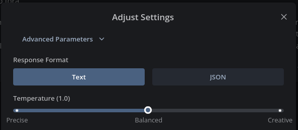 Have You Ever Tweaked The LLM Temperature Settings (Can be found in advanced AI platforms)